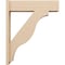 Ekena Millwork 7 1/2-in W x 28-in D x 34-in H Funston Block Rough Cedar Woodgrain TimberThane Outlooker, Primed Tan OUTUR075X28X34FST44RCPR - alternate 4